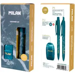 (6355LVBA) MILAN CAJA REGALO SERIE LAVA CON BOLÍGRAFO P1
