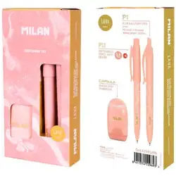 (6355LVPA) MILAN CAJA REGALO SERIE LAVA CON BOLÍGRAFO P1