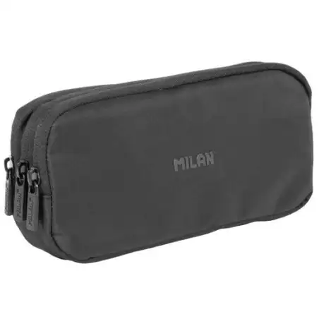 (081135DW) MILAN PORTATODO 3 CREMALLERAS SERIE SHADOW NEGRO