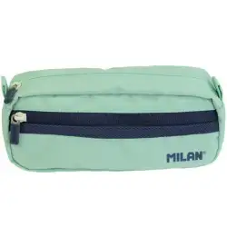 (081148SNCGR) MILAN PORTATODO RECTANGULAR 2 CREMALLERAS SERIE 1918 VERDE