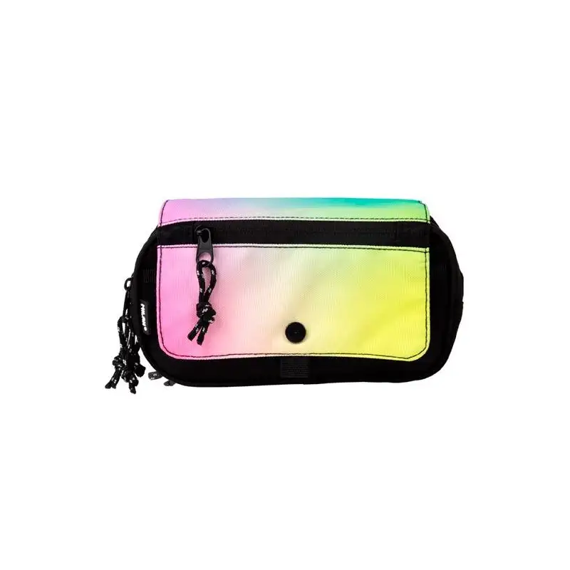(08149SN) MILAN PORTATODO 4 CREMALLERAS CON SOLAPA SUNSET NEGRO