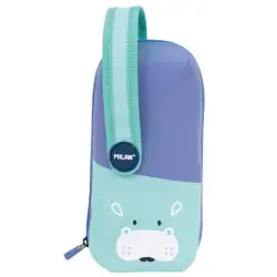 (08872FAB) MILAN KIT 4 ESTUCHES C/CONTENIDO SERIE ESPECIAL FUN ANIMALS AZUL