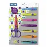 (14930908) MILAN TIJERAS AMBIDIESTROS CORTE EN ZIG ZAG SIMÉTRICAS 8 HOJAS INTERCAMBIABLES BLISTER C/SURTIDOS