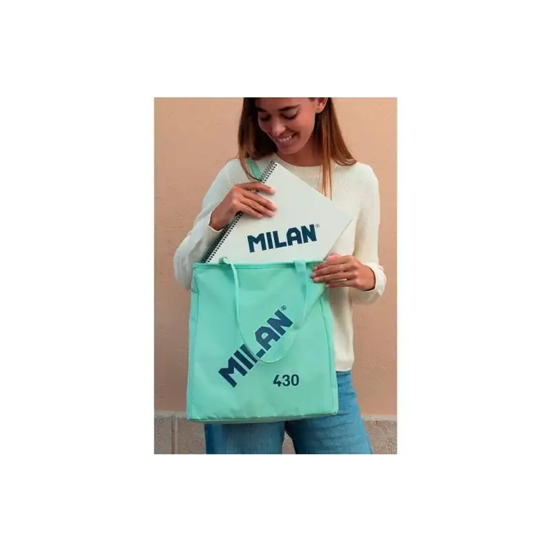 (62102SNCGR) MILAN BOLSO SHOPPER COLECCIÓN 430 SINCE 1918 VERDE