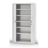(LW1980-7035) ARMARIO METÁLICO DOS PUERTAS PERSIANA CORREDERAS 1980X1200X450 CM (ALTO X ANCHO X FONDO) INCLUYE 4 BALDAS ACABA...