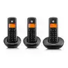(F52000K50O3AES) MOTOROLA TELEFONO INALAMBRICO E203 NEGRO DECT TRIO