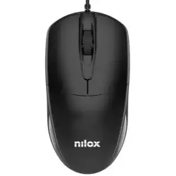 (MOUSB1012) NILOX RATÓN CABLE USB 1200DPI NEGRO