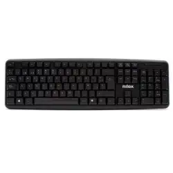 (NXKBE000002) NILOX TECLADO CABLE USB NEGRO