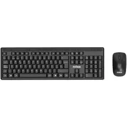 (NXKMWE011) NILOX COMBO TECLADO + RATÓN INALÁMBRICO NEGRO