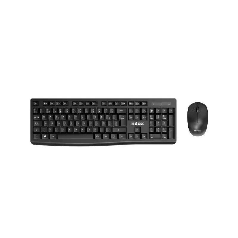 (NXKMWE012) NILOX COMBO TECLADO + RATÓN INALÁMBRICO NEGRO