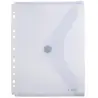 (35361) OFFICE BOX CARPETA SOBRE CON VELCRO CLASSIC A4+ MULTITALADRO PLÁSTICO TOUCH CRISTAL