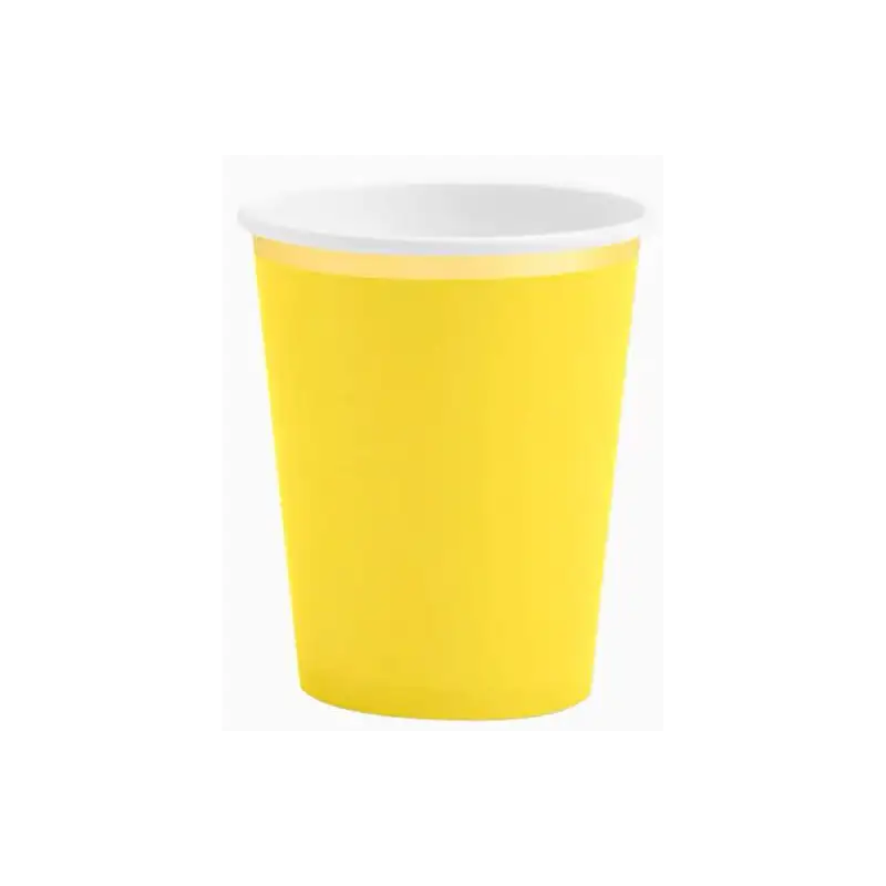 (119-1110) OH YEAH VASO AMARILLO METALIZADO 9OZ (270CC) PACK 6U