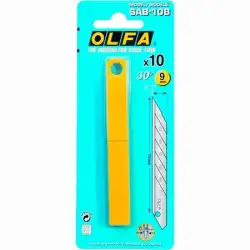 (SAB-10B) OLFA REPUESTO CUTTER 9MM / CUCHILLA FRACTURABLE 10 CUCHILLAS