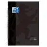 (100430269) OXFORD CUADERNO CLASSIC EUROPEANBOOK 1 WRITE&ERASE 80H A4+ 5X5MM MICROPERFORADO T/EXTRADURA NEGRO