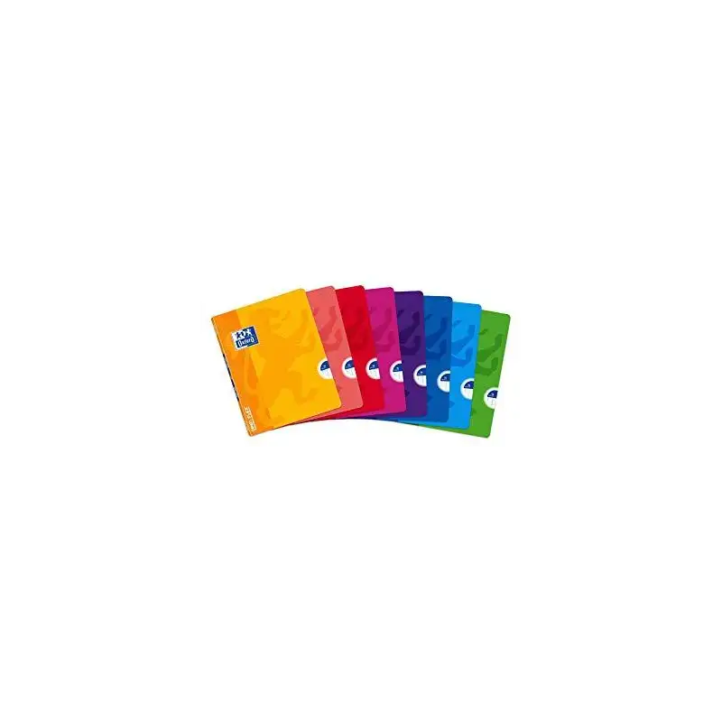 (400026392) OXFORD LIBRETA GRAPADA OPENFLEX 48H A5+ 4X4MM TAPA DE PLÁSTICO C/SURTIDOS