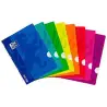 (400026393) OXFORD LIBRETA GRAPADA OPENFLEX 48H A4 4X4MM TAPA DE PLÁSTICO C/SURTIDOS