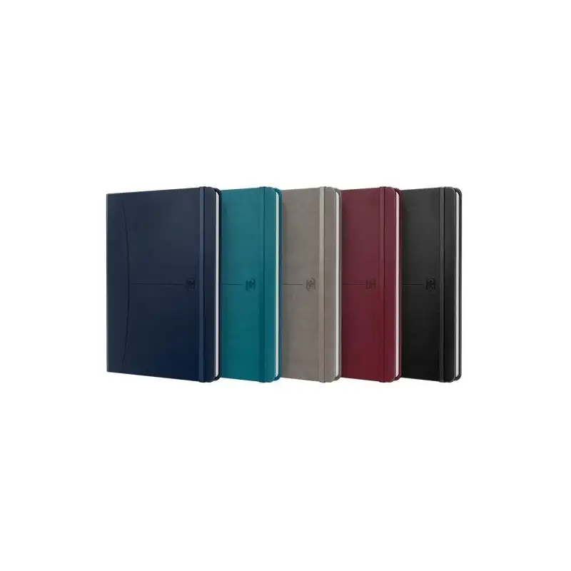 (400163610) OXFORD CUADERNO COSIDO SIGNATURE 80H A5 1 LÍNEA CIERRE C/GOMA TAPA EXTRADURA C/SURTIDOS CLÁSICO