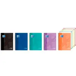(400196863) OXFORD CUADERNO EUROPEANBOOK 4 CLASSIC 120H A5+ 5X5 WRITE&ERASE T/PLÁSTICO C/SURTIDOS VIVOS