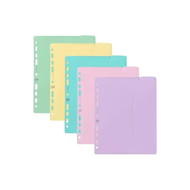 (400185546) OXFORD SOBRE MULTITALADRO CON VELCRO LIVE&GO A5+ PLÁSTICO FLEXIBLE OPACO C/SURTIDOS PASTEL