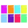 (16561) PACSA BLOC PLASTIPAC ESPECIAL ZURDOS 80H FOLIO 90GR 4X4MM TAPAS PP PACK 5 UD C/SURTIDOS