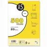 (22003) PACSA PAQUETE PAPEL EXTRA 500H A5 80GR LISO SIN TALADROS BLANCO