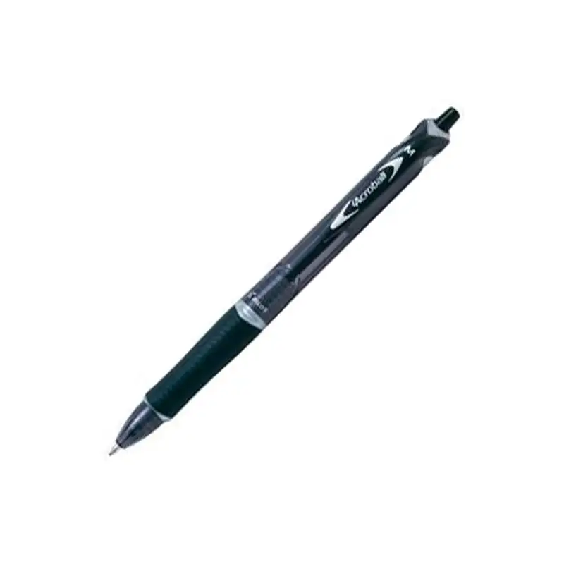 (BAB-15M-B-BG) PILOT BOLÍGRAFO ACROBALL PUNTA MEDIA RETRÁCTIL NEGRO