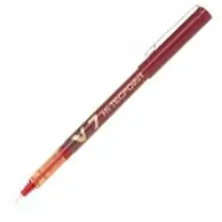 (BX-V7-R) PILOT ROLLER TINTA LÍQUIDA V7 HI-TECPOINT ROJO