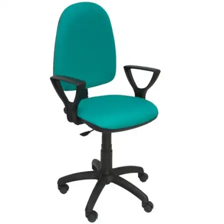 (04CPBALI39BGOLF) PIQUERAS Y CRESPO SILLA AYNA GIRATORIA C.PERMANENTE BRAZOS FIJOS TEJIDO BALI VERDE CLARO