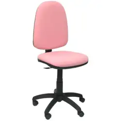 (04CPBALI710) PIQUERAS Y CRESPO SILLA AYNA GIRATORIA CONTACTO PERMANENTE TEJIDO BALI ROSA PÁLIDO