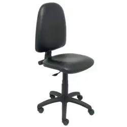 (04CPSPV14N) PIQUERAS Y CRESPO SILLA AYNA GIRATORIA C.PERMANENTE TAPIZADO SIMILPIEL NEGRO