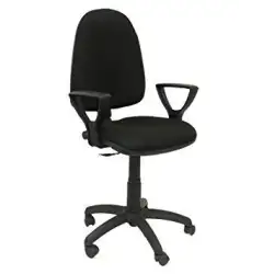 (1006CPBALI840BGOLF) PIQUERAS Y CRESPO SILLA ALGARRA CP BRAZOS FIJOS TEJIDO BALI NEGRO