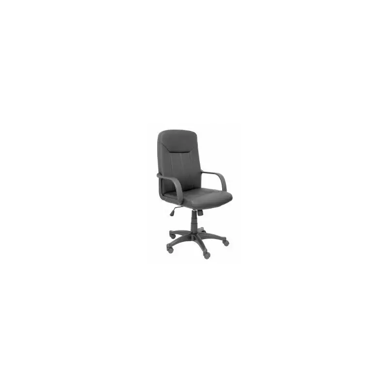 (261SPNE) PIQUERAS Y CRESPO SILLÓN DE DIRECCIÓN VILLA GIRATORIO BRAZOS FIJOS REGULABLE BASCULANTE NEGRO