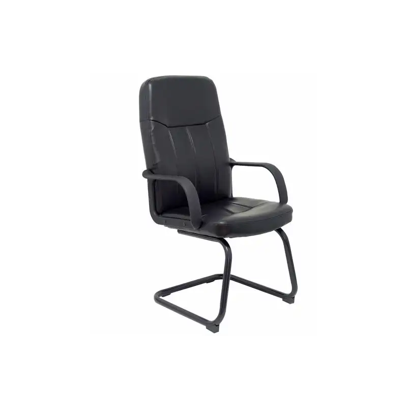 (262SPNE) PIQUERAS Y CRESPO SILLÓN VILLA CONFIDENTE PATÍN SIMILPIEL NEGRO