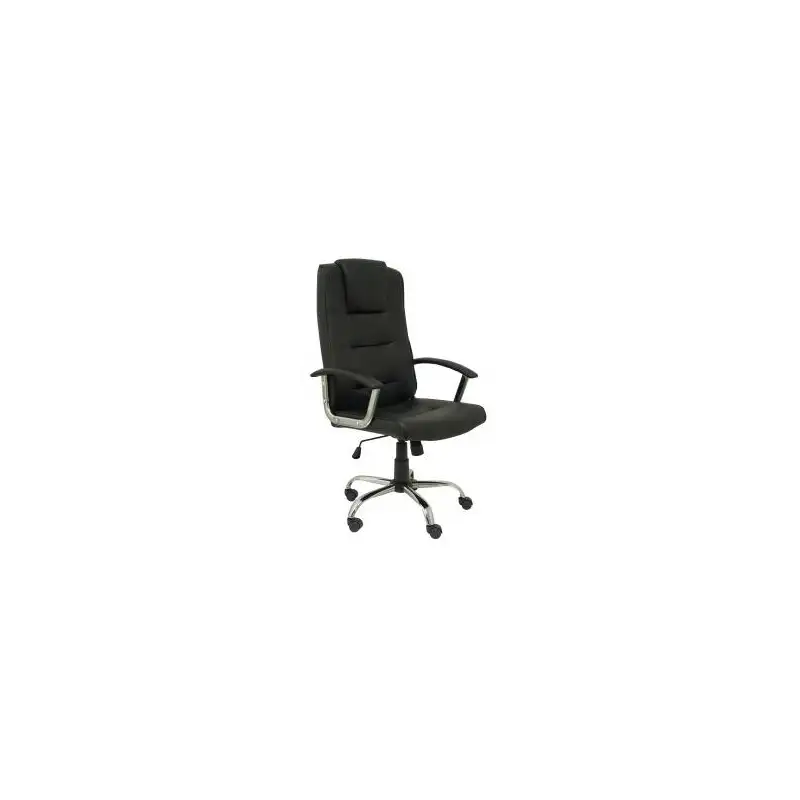 (280DBSPNE) PIQUERAS Y CRESPO SILLÓN DE DIRECCIÓN GUADALIMAR GIRATORIO BRAZOS FIJOS REGULABLE BASCULANTE NEGRO