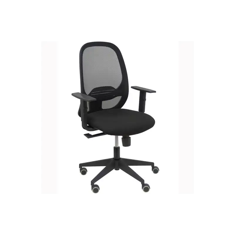 (354SNM840B840B10CRP) PIQUERAS Y CRESPO SILLA CILANCO SINCRO REFUERZO LUMBAR B/REGULABLES RUEDAS DE GOMA RESPALDO MALLA ASIEN...
