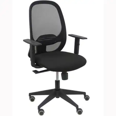 (354SNM840B840B10CRP) PIQUERAS Y CRESPO SILLA CILANCO SINCRO REFUERZO LUMBAR B/REGULABLES RUEDAS DE GOMA RESPALDO MALLA ASIEN...