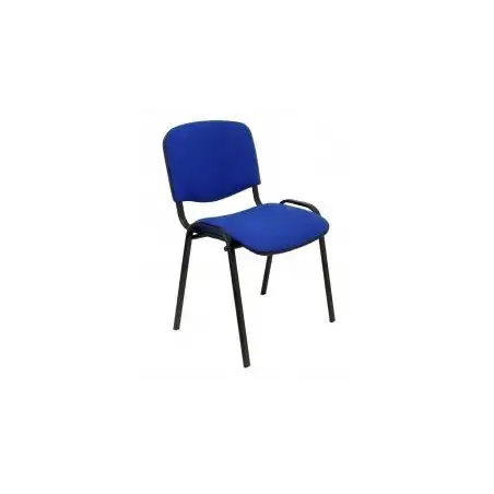 (PACK426ARAN229) PIQUERAS Y CRESPO PACK DE 4 SILLAS FIJAS APILABLES ISO TAPIZADA ARAN AZUL