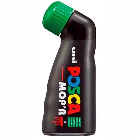 (284208000) POSCA MARCADOR  MOP´R PC-22 NO PERMANENTE PUNTA REDONDEADA GOMAESPUMA 3-19 MM VERDE