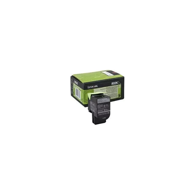 (80C20K0) LEXMARK 802K TONER RETORNABLE NEGRO(1K)