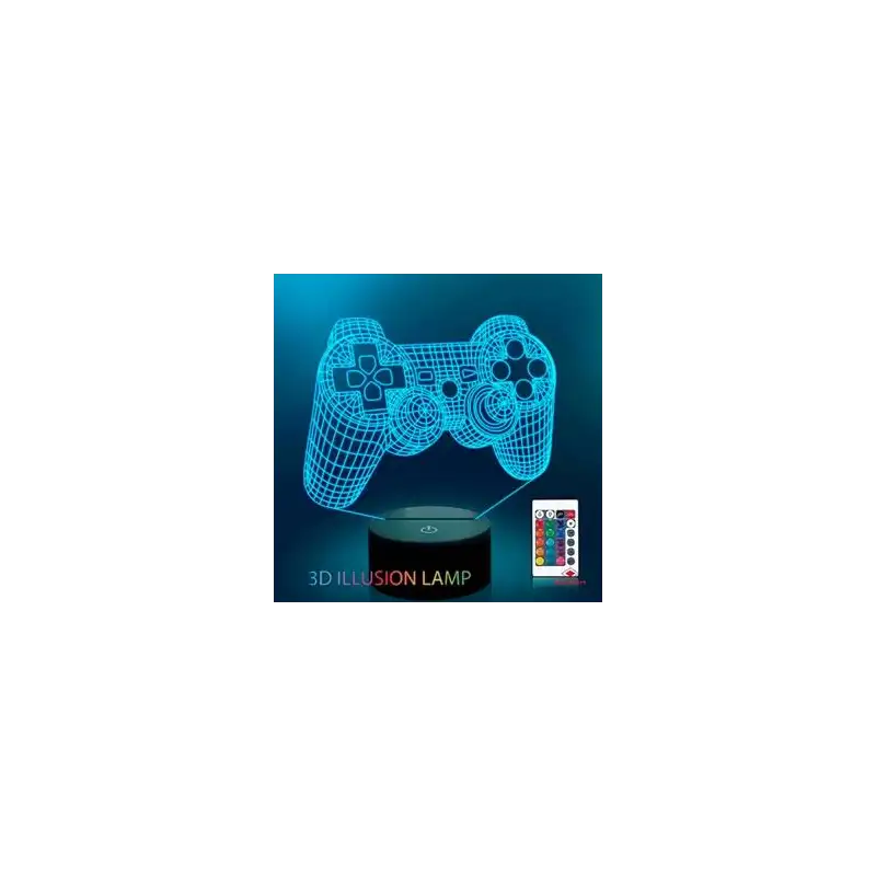 (NH-390) ROYMART LÁMPARA LED NIGHT LIGHT MANDO CONSOLA CONTROL REMOTO USB 16 COLORES