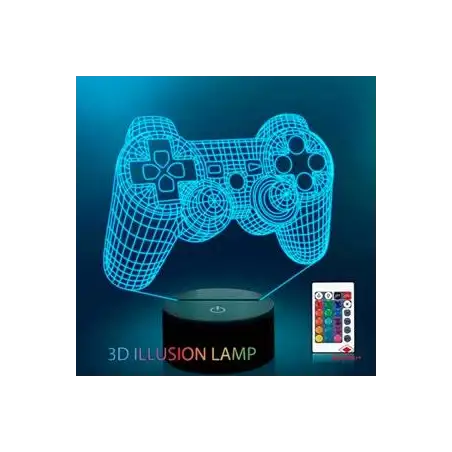 (NH-390) ROYMART LÁMPARA LED NIGHT LIGHT MANDO CONSOLA CONTROL REMOTO USB 16 COLORES