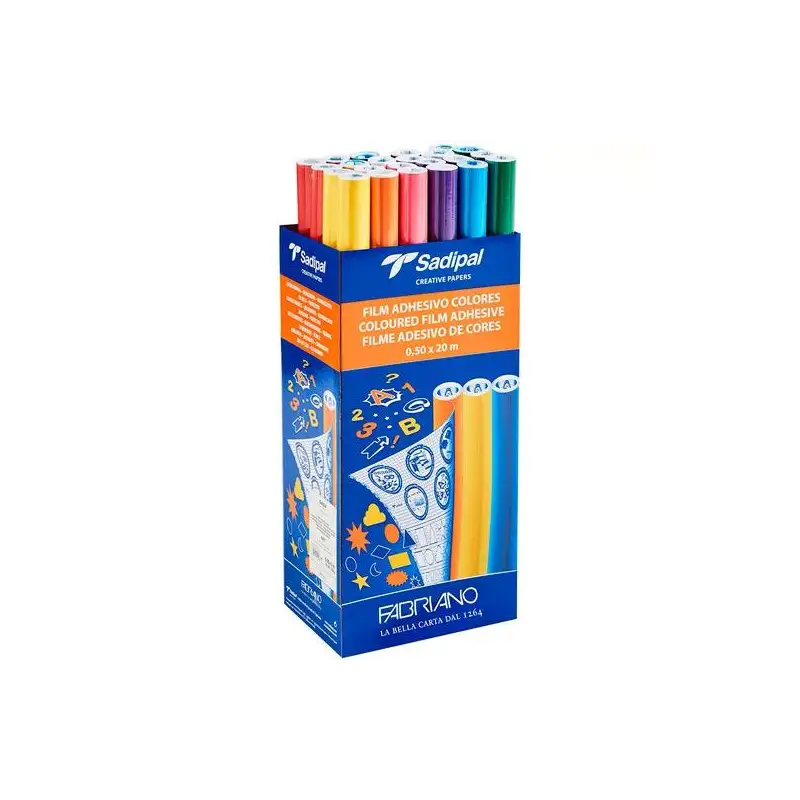 (S2420350) SADIPAL FILM ADHESIVO COLOR 100 MICRAS ROLLO 0