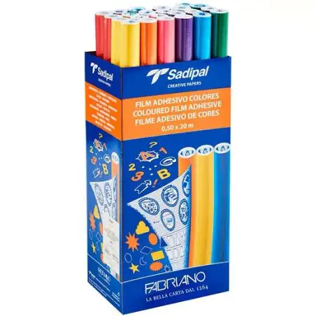 (S2420350) SADIPAL FILM ADHESIVO COLOR 100 MICRAS ROLLO 0