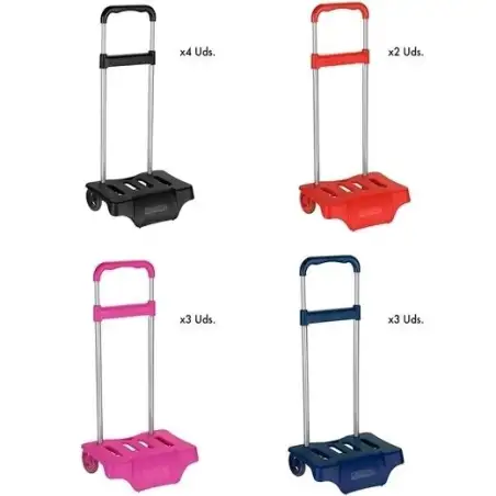 (905 FUCSIA) SAFTA PORTAMOCHILAS MOD.905 TROLLEY COLOR FUCSIA