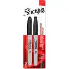 (1985860) SHARPIE MARCADOR PERMANENTE PUNTA FINA NEGRO BLÍSTER 2 UD