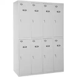 (8435104935118) SIMONRACK TAQUILLA METÁLICA SIMONLOCKER PROF. MON. TANDEM 4/8 300 (1200) 180X120X50CM GRIS