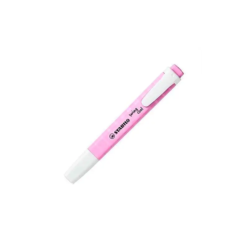 (275/158-8) STABILO MARCADOR FLUORESCENTE SWING COOL PASTEL FUCSIA HELADO CAJA 10 UD