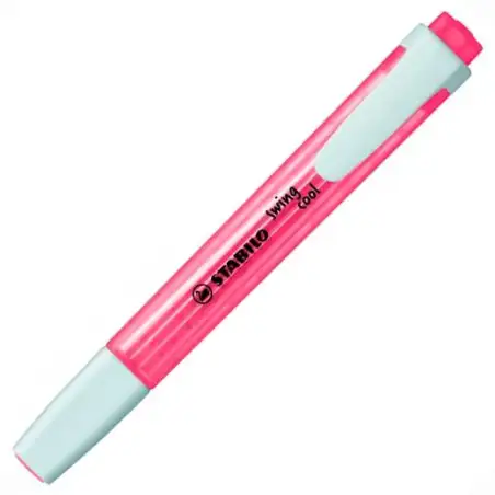 (275/40) STABILO MARCADOR FLUORESCENTE SWING COOL ROJO CAJA 10 UD