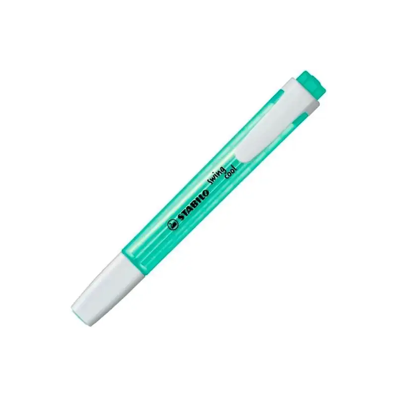(275/51) STABILO MARCADOR FLUORESCENTE SWING COOL TURQUESA CAJA 10 UD