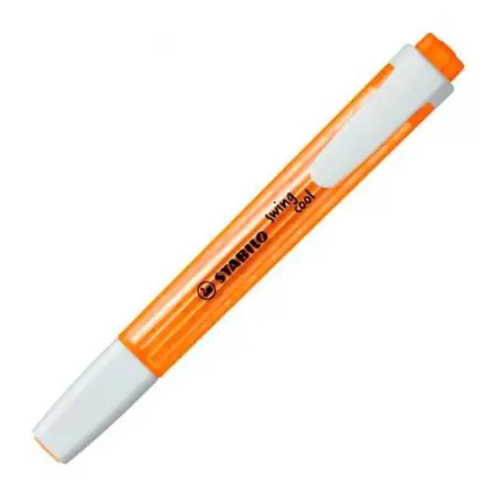 (275/54) STABILO MARCADOR FLUORESCENTE SWING COOL NARANJA CAJA 10 UD